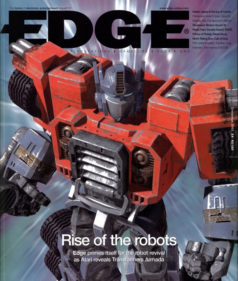 Daily Prime Rise of the Robots Armada Optimus Prime Over the Edge